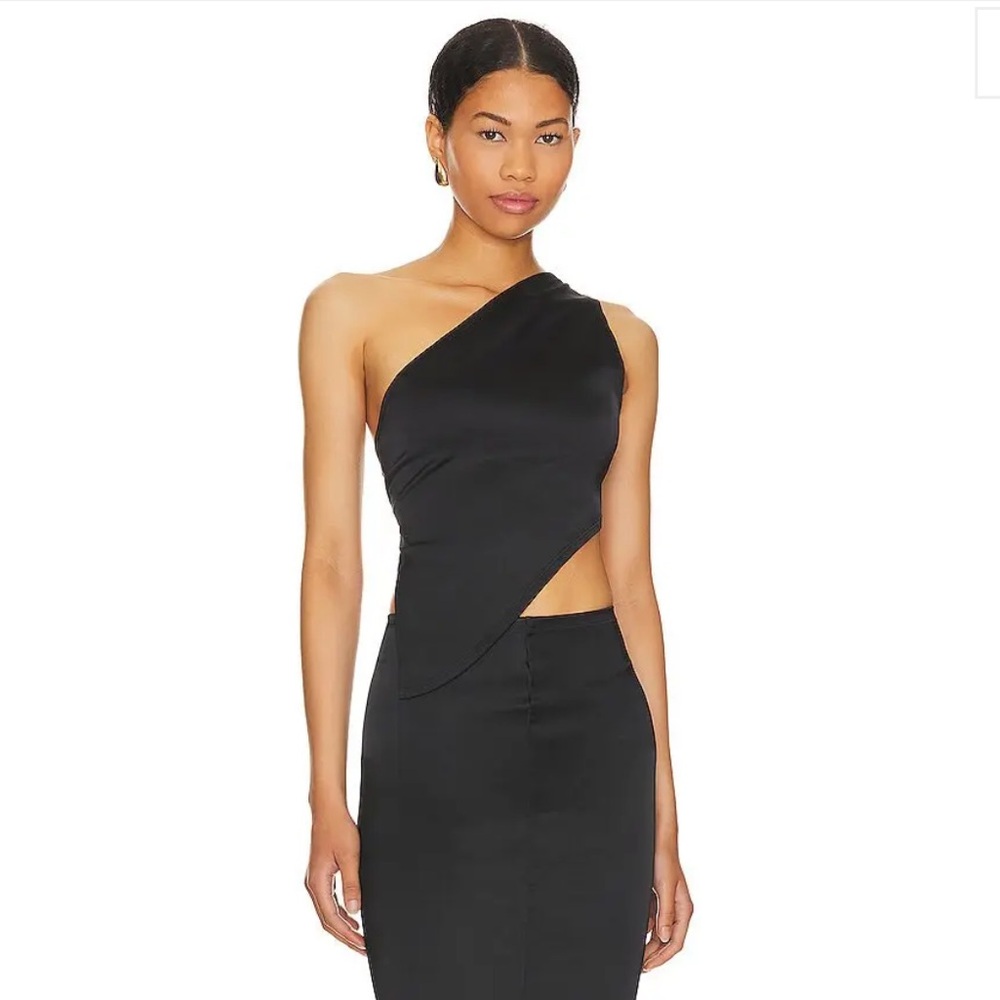 OW Collection Jamie Top in Black size XS